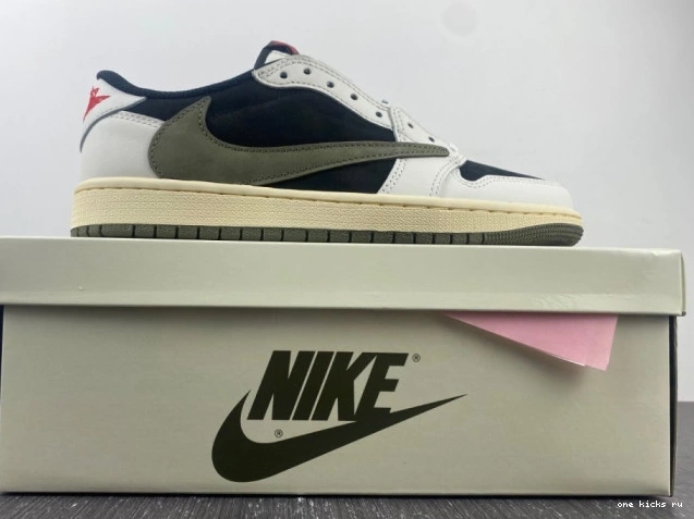 Chep Onekick 1 Air Jordan Jordan Air Retro Low Scott Olive Travis x OG DZ4137-106 0710